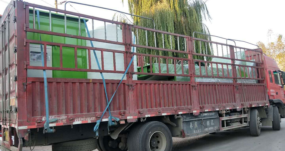 砂石分離機發(fā)貨現(xiàn)場