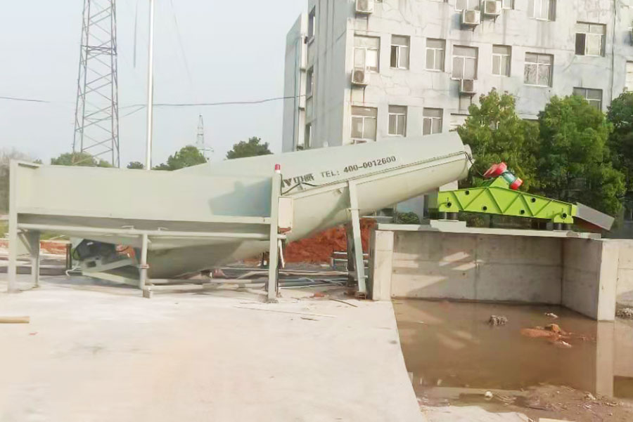 錐型砂石分離機(jī)使用現(xiàn)場(chǎng)