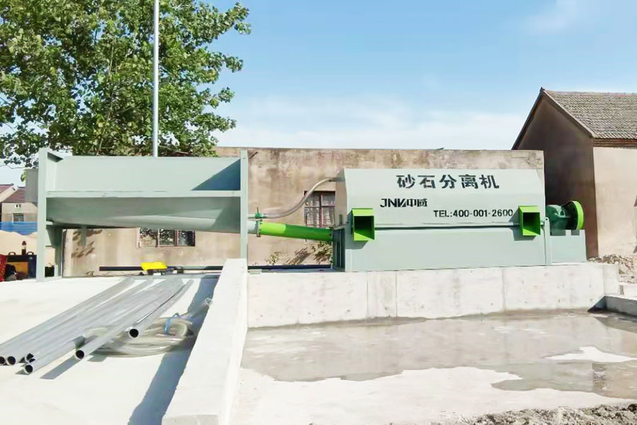 滾筒型砂石分離機(jī)使用現(xiàn)場(chǎng)